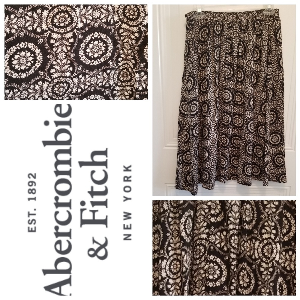 Abercrombie & Fitch skirt feels like Rayon L EUC